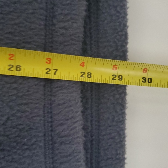 L.L Bean Katahdin Fleece Pullover 1/4 Zip Jacket Size Med Tall Gunmetal Grey Men - Picture 13 of 13